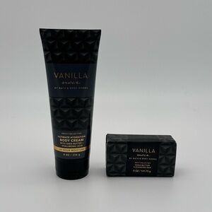 Bath & Body Works Vanilla Noir Men’s Collection Body Care Gift Set NWT